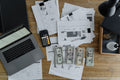 Woman confidently managing her finances